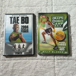 Billy Blanks DVD Combo Pack Tae Bo 2004 Capture the Power Mission 3 Abs NEW